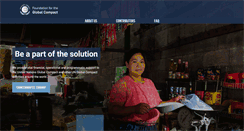 Desktop Screenshot of globalcompactfoundation.org
